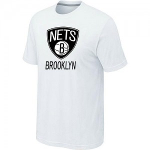 T-Shirts NBA Brooklyn Nets Blanc Big & Tall - Homme