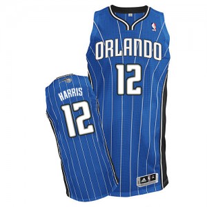 Maillot NBA Orlando Magic #12 Tobias Harris Bleu royal Adidas Authentic Road - Homme