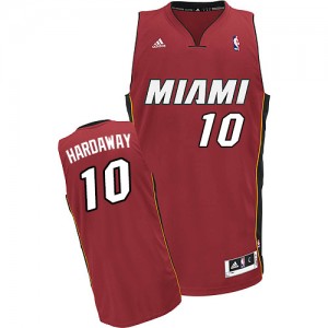 Maillot NBA Miami Heat #10 Tim Hardaway Rouge Adidas Swingman Alternate - Homme