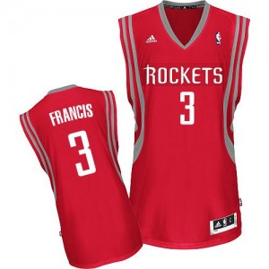 Houston Rockets Steve Francis #3 Road Swingman Maillot d'équipe de NBA - Rouge pour Homme