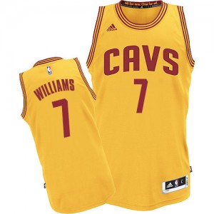 Maillot NBA Cleveland Cavaliers #7 Mo Williams Or Adidas Authentic Alternate - Homme