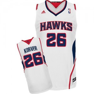 Atlanta Hawks #26 Adidas Home Blanc Swingman Maillot d'équipe de NBA Peu co?teux - Kyle Korver pour Homme
