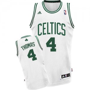 Maillot Adidas Blanc Home Swingman Boston Celtics - Isaiah Thomas #4 - Homme
