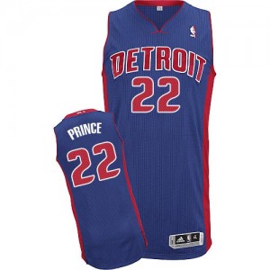 Maillot NBA Authentic Tayshaun Prince #22 Detroit Pistons Road Bleu royal - Homme