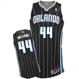 Orlando Magic #44 Adidas Alternate Noir Authentic Maillot d'équipe de NBA 100% authentique - Jason Williams pour Homme