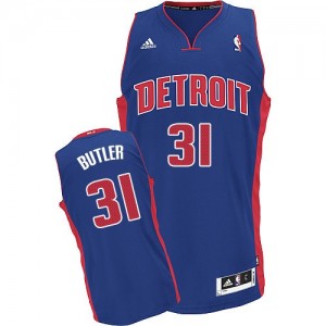 Detroit Pistons Caron Butler #31 Road Swingman Maillot d'équipe de NBA - Bleu royal pour Homme