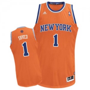 Maillot Adidas Orange Alternate Swingman New York Knicks - Alexey Shved #1 - Homme
