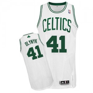 Maillot Authentic Boston Celtics NBA Home Blanc - #41 Kelly Olynyk - Homme