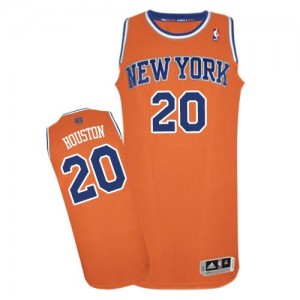 Maillot NBA Authentic Allan Houston #20 New York Knicks Alternate Orange - Homme
