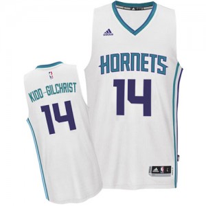 Maillot Adidas Blanc Home Authentic Charlotte Hornets - Michael Kidd-Gilchrist #14 - Homme