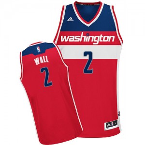 Maillot Adidas Rouge Road Swingman Washington Wizards - John Wall #2 - Homme