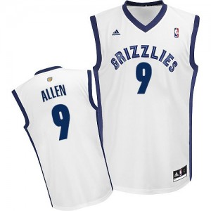 Maillot NBA Blanc Tony Allen #9 Memphis Grizzlies Home Swingman Homme Adidas