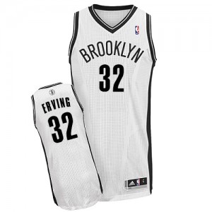 Maillot NBA Authentic Julius Erving #32 Brooklyn Nets Home Blanc - Homme