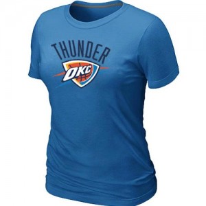 T-shirt principal de logo Oklahoma City Thunder NBA Big & Tall Bleu clair - Femme