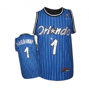 Maillot NBA Bleu royal Penny Hardaway #1 Orlando Magic Throwback Authentic Homme Nike