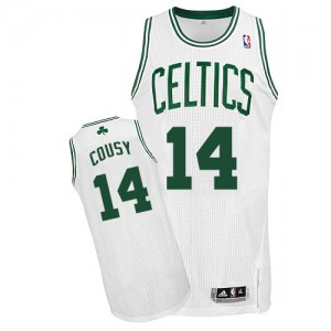 Boston Celtics #14 Adidas Home Blanc Authentic Maillot d'équipe de NBA pas cher - Bob Cousy pour Homme