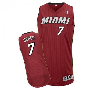 Maillot NBA Authentic Goran Dragic #7 Miami Heat Alternate Rouge - Homme