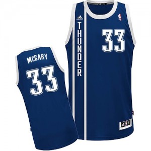 Maillot NBA Oklahoma City Thunder #33 Mitch McGary Bleu marin Adidas Swingman Alternate - Homme