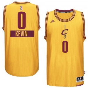 Maillot NBA Swingman Kevin Love #0 Cleveland Cavaliers 2014-15 Christmas Day Or - Enfants