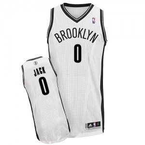 Brooklyn Nets #0 Adidas Home Blanc Authentic Maillot d'équipe de NBA pas cher - Jarrett Jack pour Homme