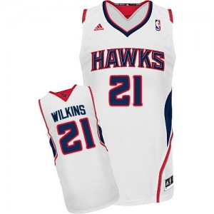 Maillot NBA Swingman Dominique Wilkins #21 Atlanta Hawks Home Blanc - Homme