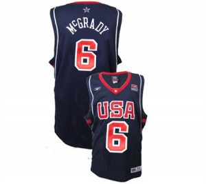 Maillot NBA Authentic Tracy McGrady #6 Team USA Summer Olympics Bleu marin - Homme