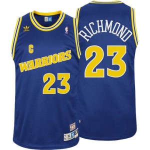 Maillot Swingman Golden State Warriors NBA Throwback Bleu - #23 Mitch Richmond - Homme