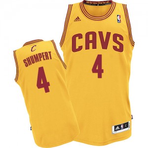 Cleveland Cavaliers Iman Shumpert #4 Alternate Swingman Maillot d'équipe de NBA - Or pour Homme