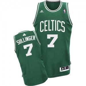 Maillot NBA Vert (No Blanc) Jared Sullinger #7 Boston Celtics Road Swingman Homme Adidas