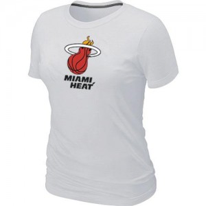 Miami Heat Big & Tall Blanc T-Shirts d'équipe de NBA Prix d'usine - pour Femme