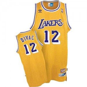 Maillot Swingman Los Angeles Lakers NBA Throwback Or - #12 Vlade Divac - Homme