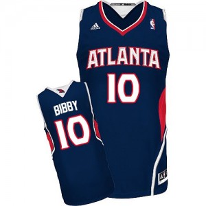Maillot Adidas Bleu marin Road Swingman Atlanta Hawks - Mike Bibby #10 - Homme