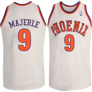 Phoenix Suns Dan Majerle #9 New Throwback Authentic Maillot d'équipe de NBA - Blanc pour Homme