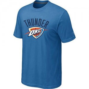 Oklahoma City Thunder Big & Tall Bleu clair T-Shirts d'équipe de NBA la meilleure qualité - pour Homme