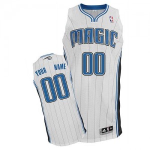 Orlando Magic Authentic Personnalisé Home Maillot d'équipe de NBA - Blanc pour Homme
