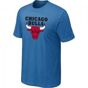 Chicago Bulls Big & Tall Bleu clair T-Shirts d'équipe de NBA en ligne pas chers - pour Homme