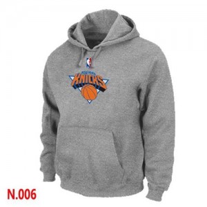 New York Knicks Sweat à capuche d'équipe de NBA - Gris pour Homme