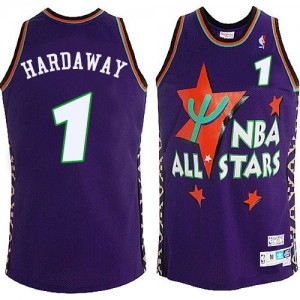 Maillot NBA Authentic Penny Hardaway #1 Orlando Magic 1995 All Star Throwback Bleu - Homme
