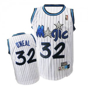 Maillot Authentic Orlando Magic NBA Throwback Blanc - #32 Shaquille O'Neal - Homme