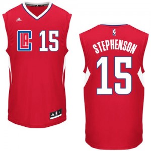 Maillot Adidas Rouge Road Authentic Los Angeles Clippers - Lance Stephenson #15 - Homme