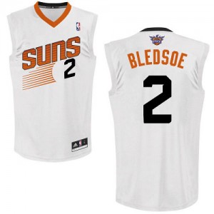 Phoenix Suns #2 Adidas Home Blanc Authentic Maillot d'équipe de NBA 100% authentique - Eric Bledsoe pour Homme