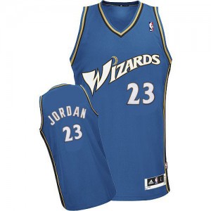 Washington Wizards #23 Adidas Bleu Swingman Maillot d'équipe de NBA Vente - Michael Jordan pour Homme