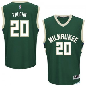 Maillot Authentic Milwaukee Bucks NBA Road Vert - #20 Rashad Vaughn - Homme