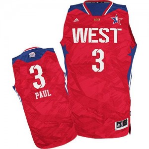 Maillot NBA Los Angeles Clippers #3 Chris Paul Rouge Adidas Swingman 2013 All Star - Homme