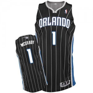 Maillot Authentic Orlando Magic NBA Alternate Noir - #1 Tracy Mcgrady - Homme