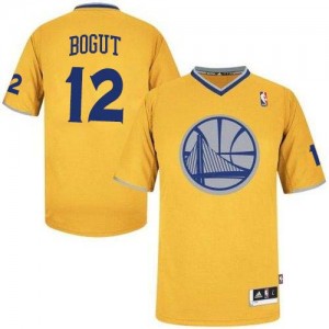 Golden State Warriors #12 Adidas 2013 Christmas Day Or Authentic Maillot d'équipe de NBA Soldes discount - Andrew Bogut pour Homme