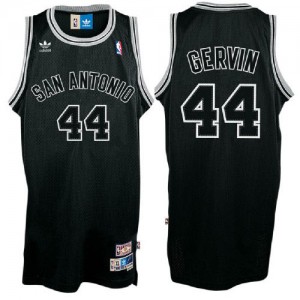 Maillot NBA Authentic George Gervin #44 San Antonio Spurs Shadow Throwback Noir - Homme