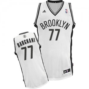Maillot NBA Swingman Andrea Bargnani #77 Brooklyn Nets Home Blanc - Homme