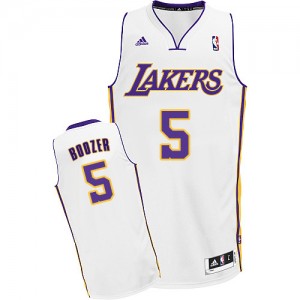 Maillot Swingman Los Angeles Lakers NBA Alternate Blanc - #5 Carlos Boozer - Homme