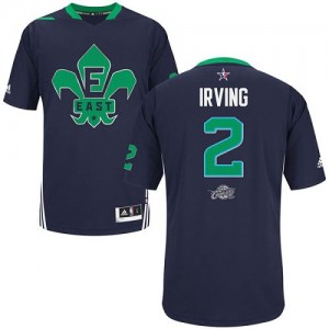 Maillot Adidas Bleu marin 2014 All Star Authentic Cleveland Cavaliers - Kyrie Irving #2 - Homme